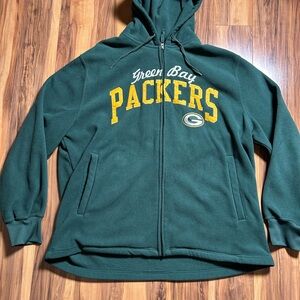 NFL Green Bay Packers Lined Fleece Hoodie, Size XXL